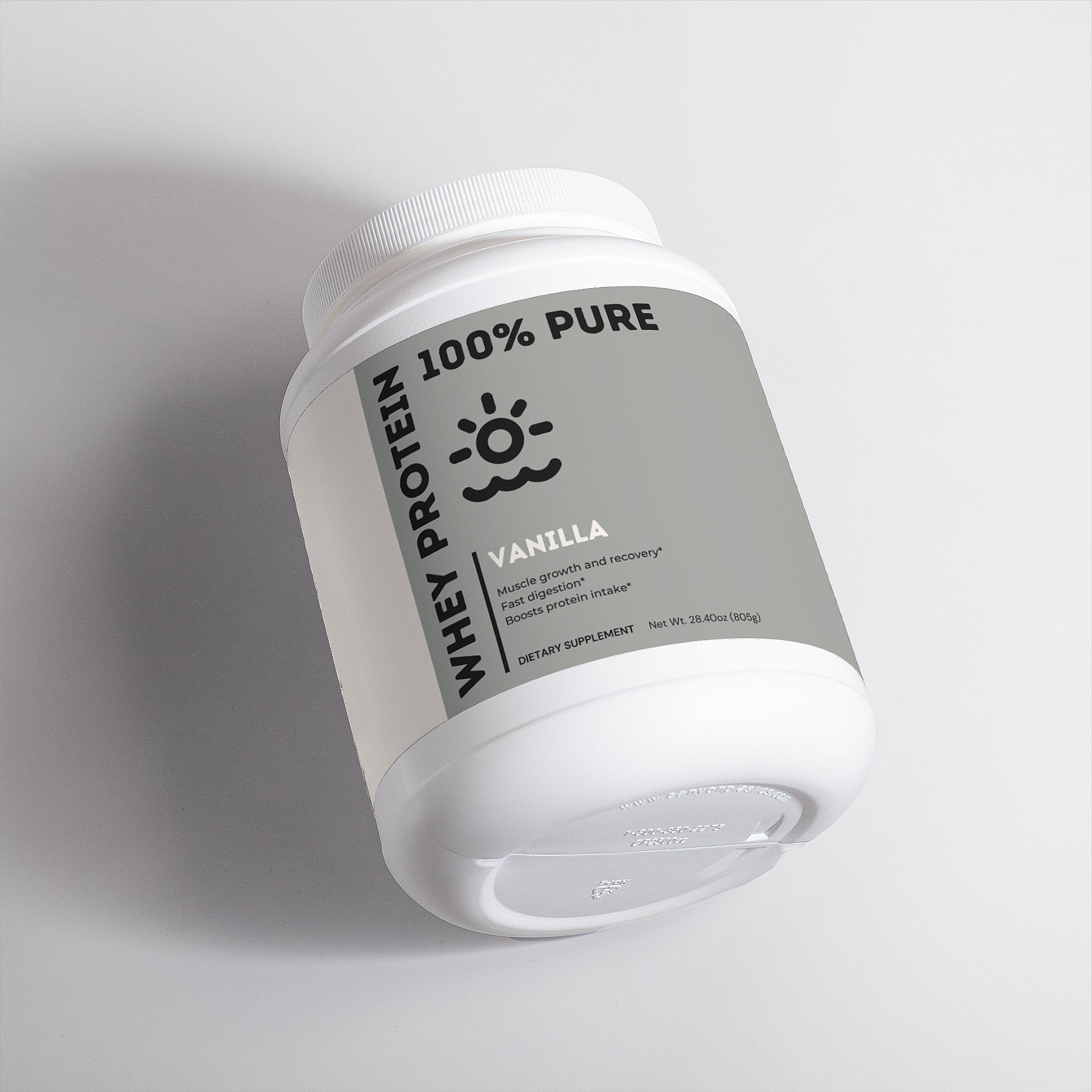 Premium Vanilla Whey Protein Isolate for Muscle Recovery