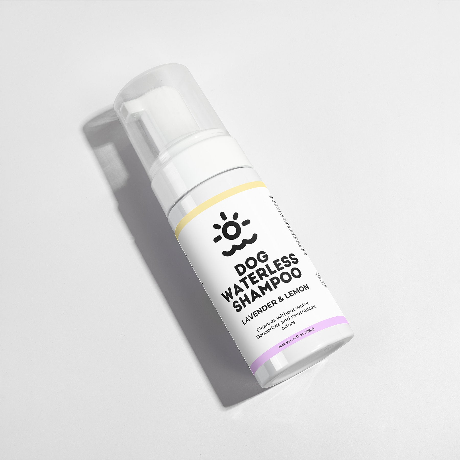 Waterless Dog Shampoo Foam - Lavender & Lemon Scented Cleanser