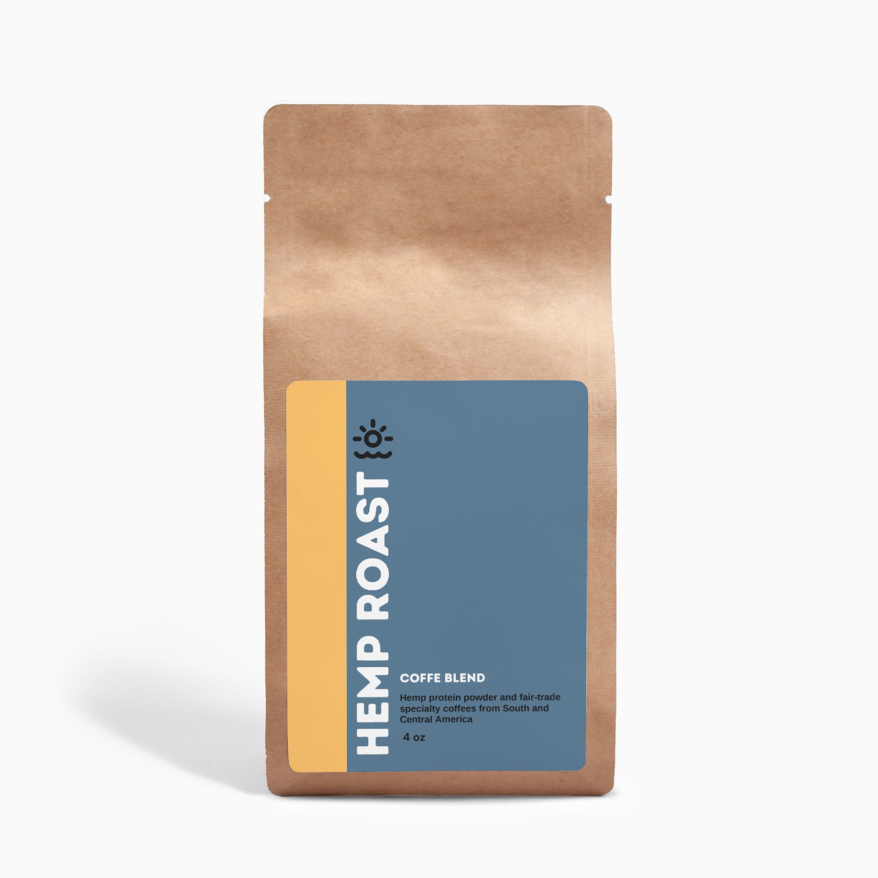 Nutritious Hemp Medium Roast Coffee Blend - 4oz Ground