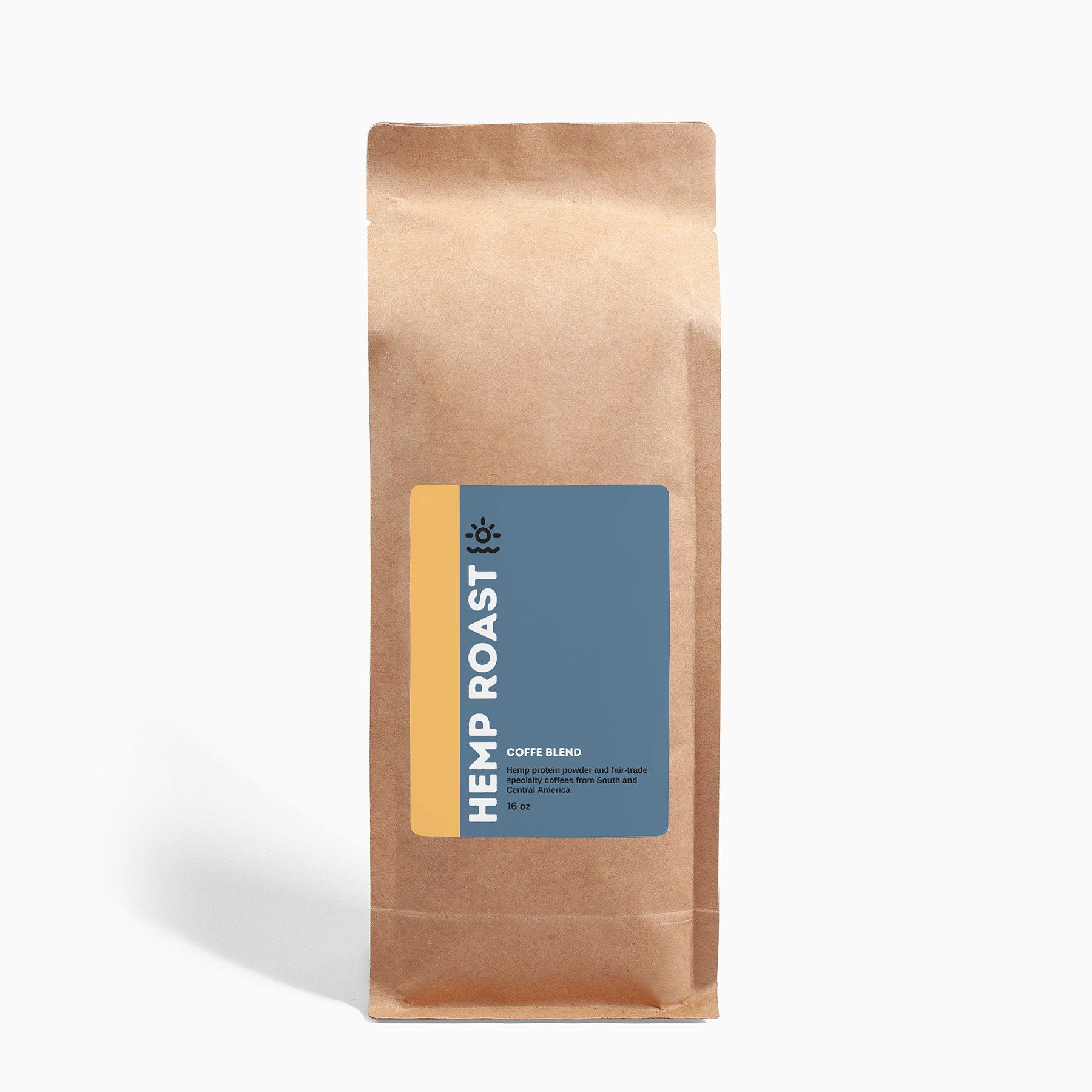 Hemp-Infused Medium Roast Coffee - 16oz Ground Blend