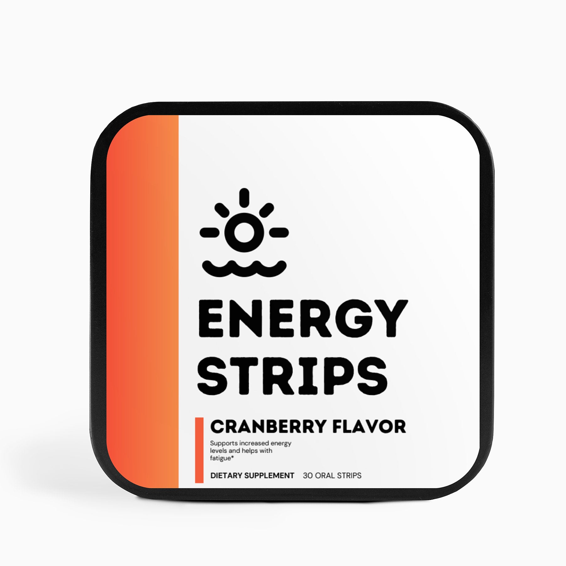 Cranberry Energy Oral Strips for Sustained Focus and Endurance