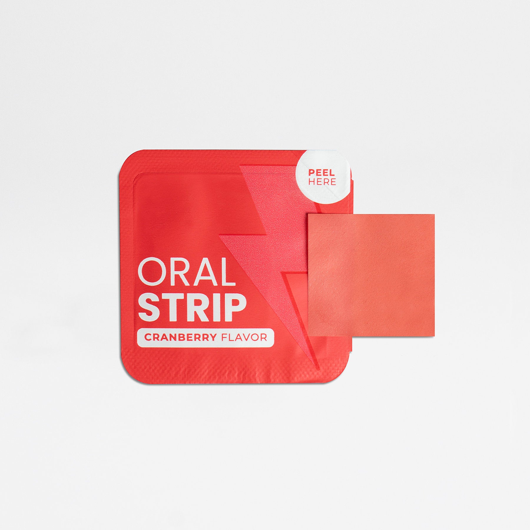 Cranberry Energy Oral Strips for Sustained Focus and Endurance