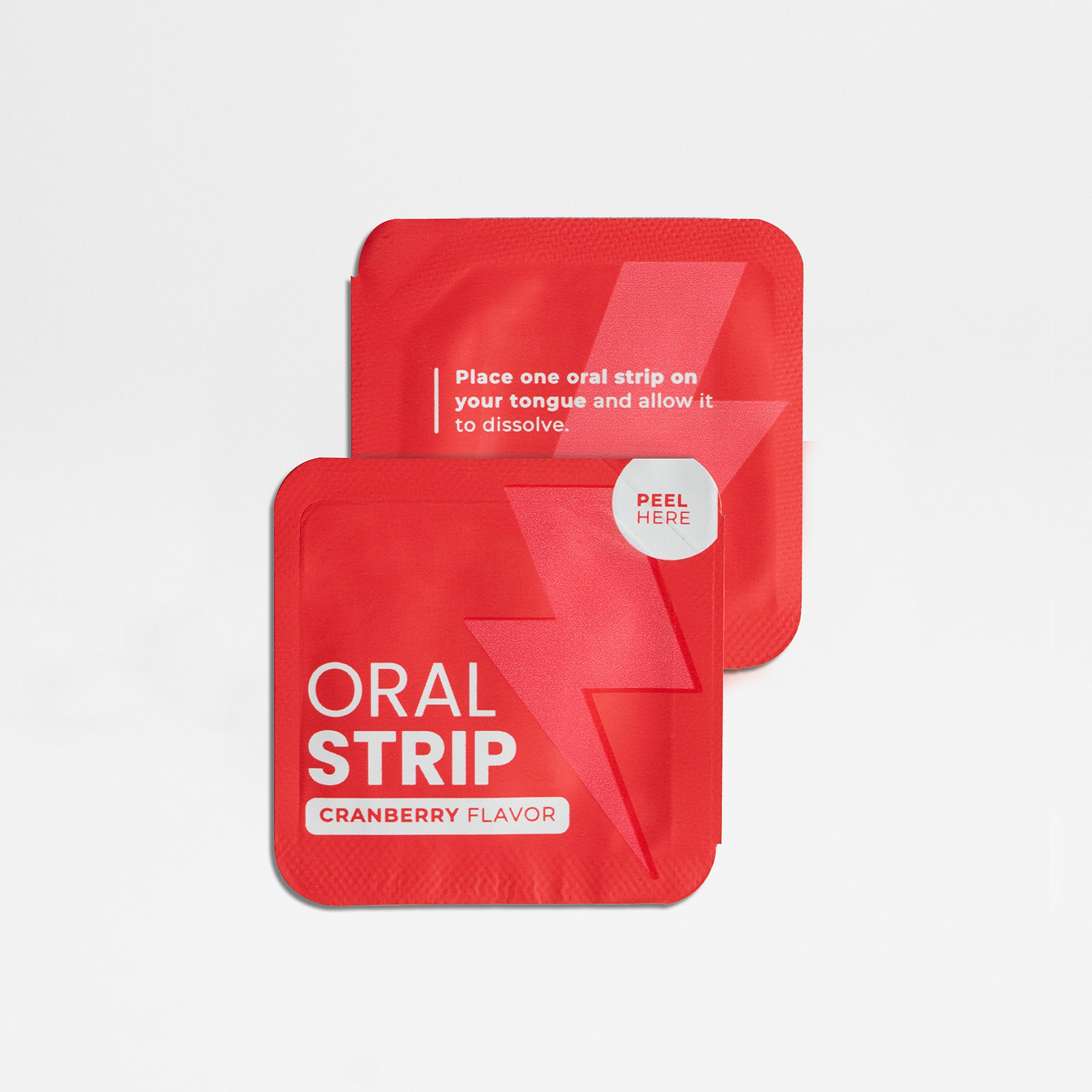 Cranberry Energy Oral Strips for Sustained Focus and Endurance