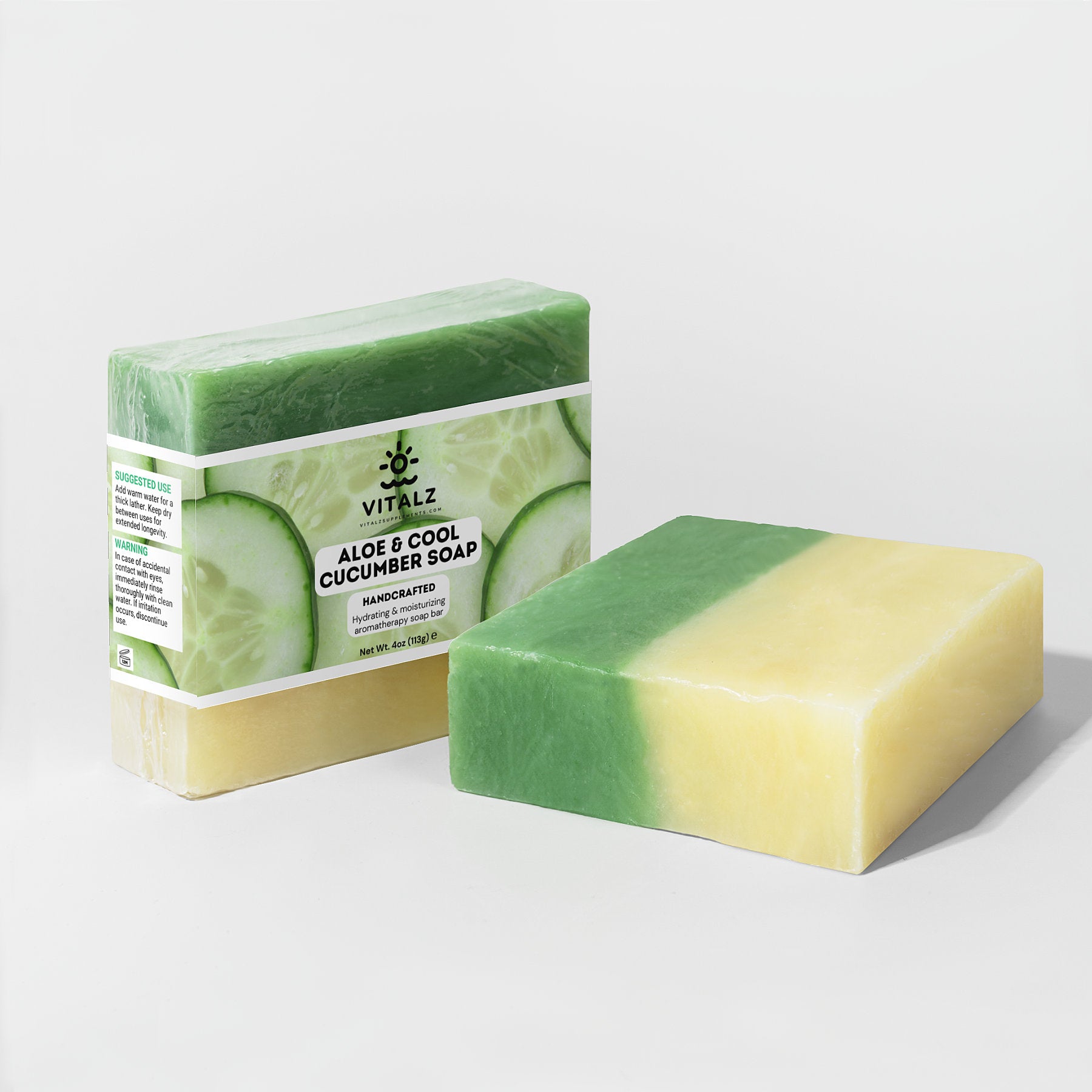 Soothing Aloe & Refreshing Cucumber Hydrating Soap