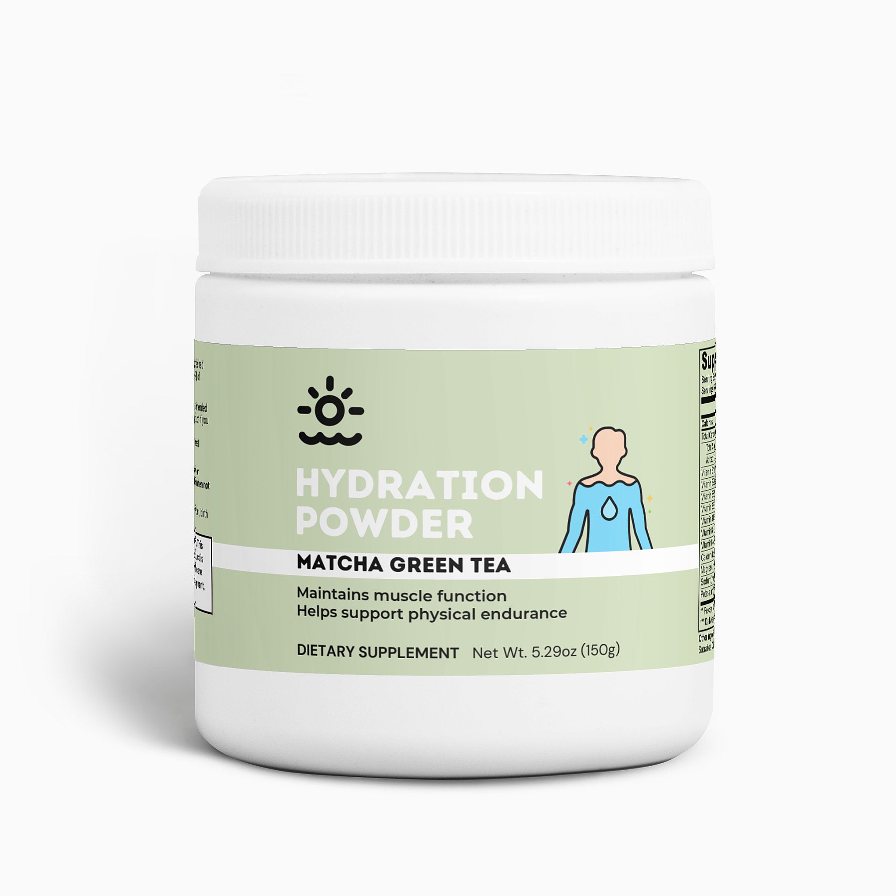 Matcha Green Tea Electrolyte Hydration Powder