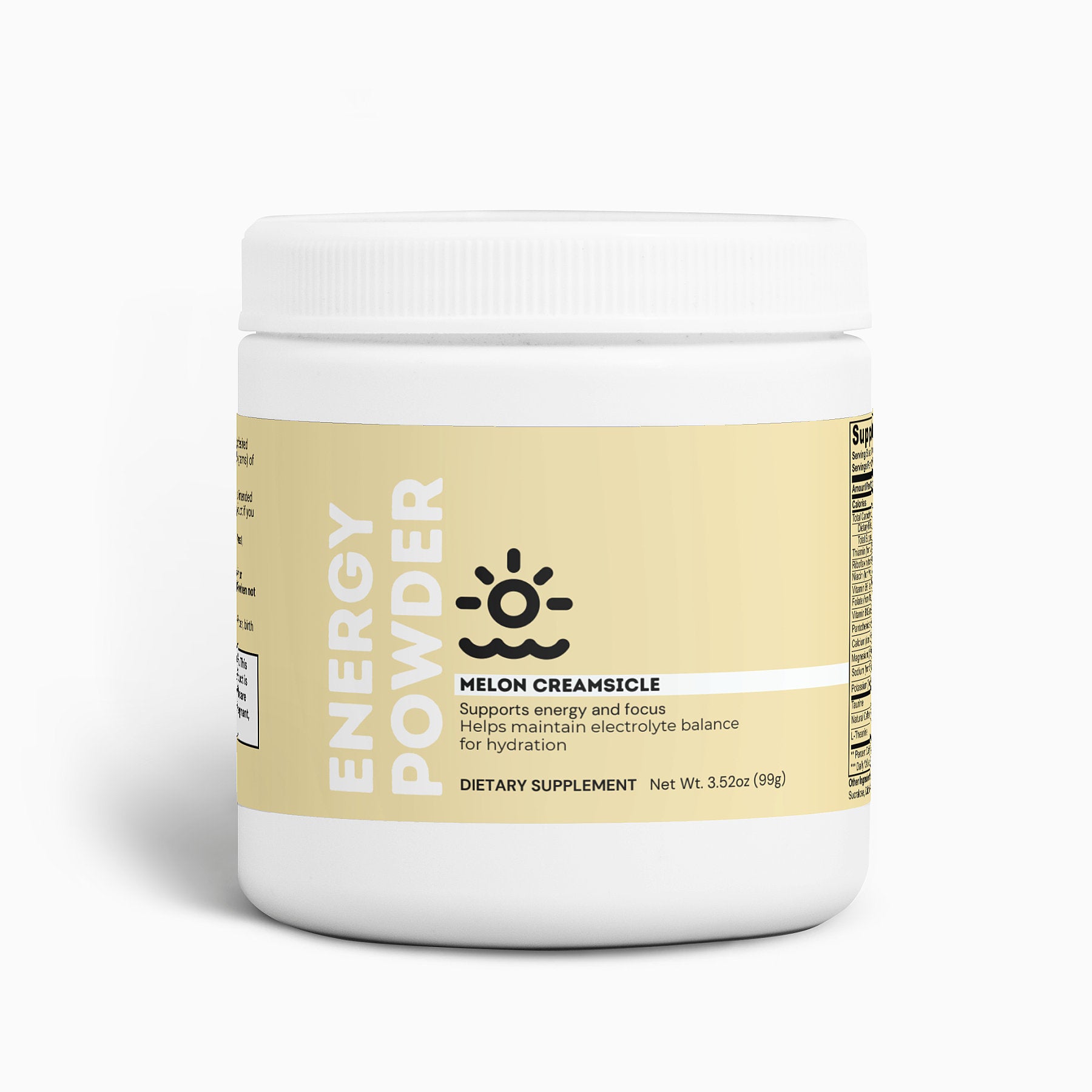 Melon Creamsicle Energy Boost Powder