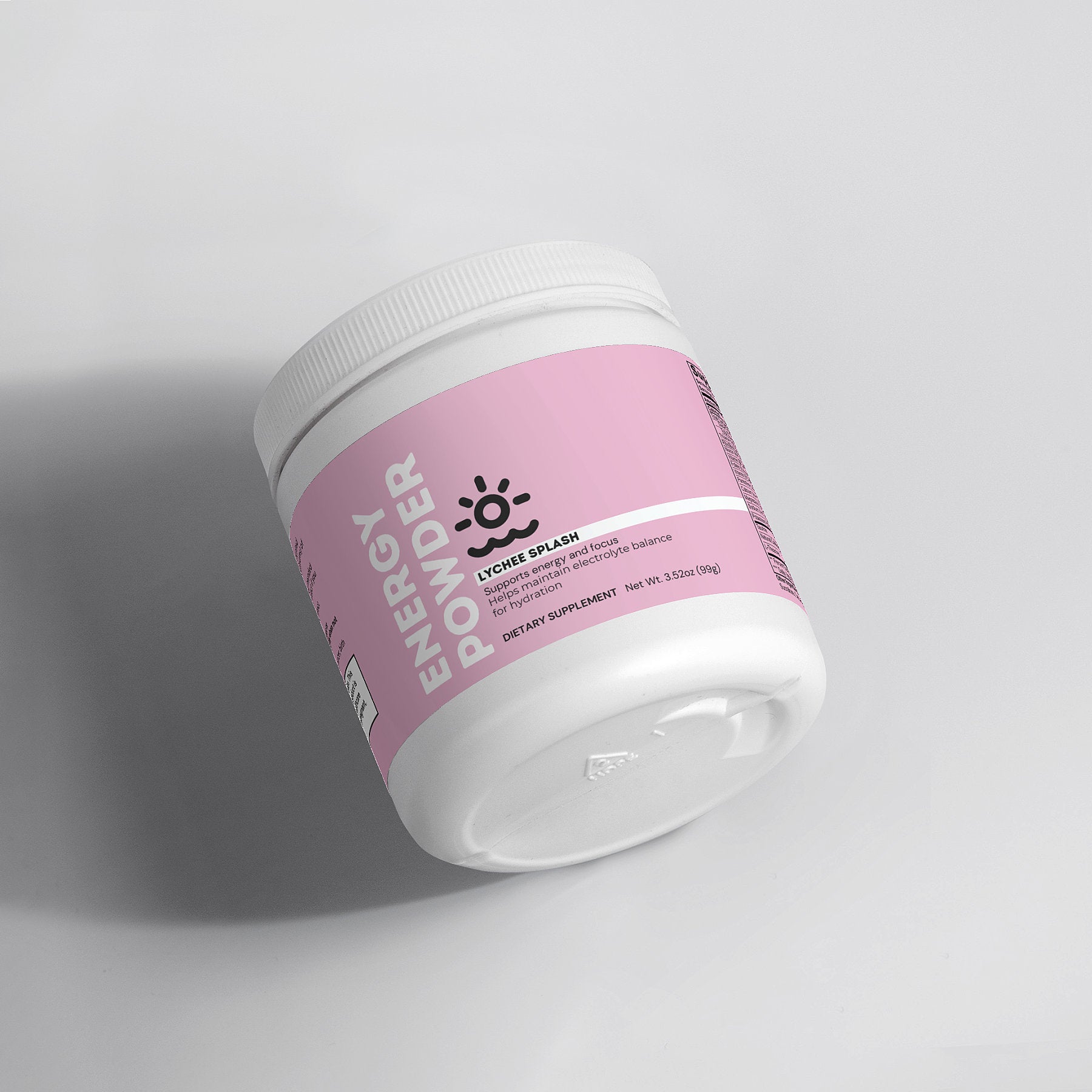 Lychee Splash Sugar-Free Energy Powder for Focus and Endurance