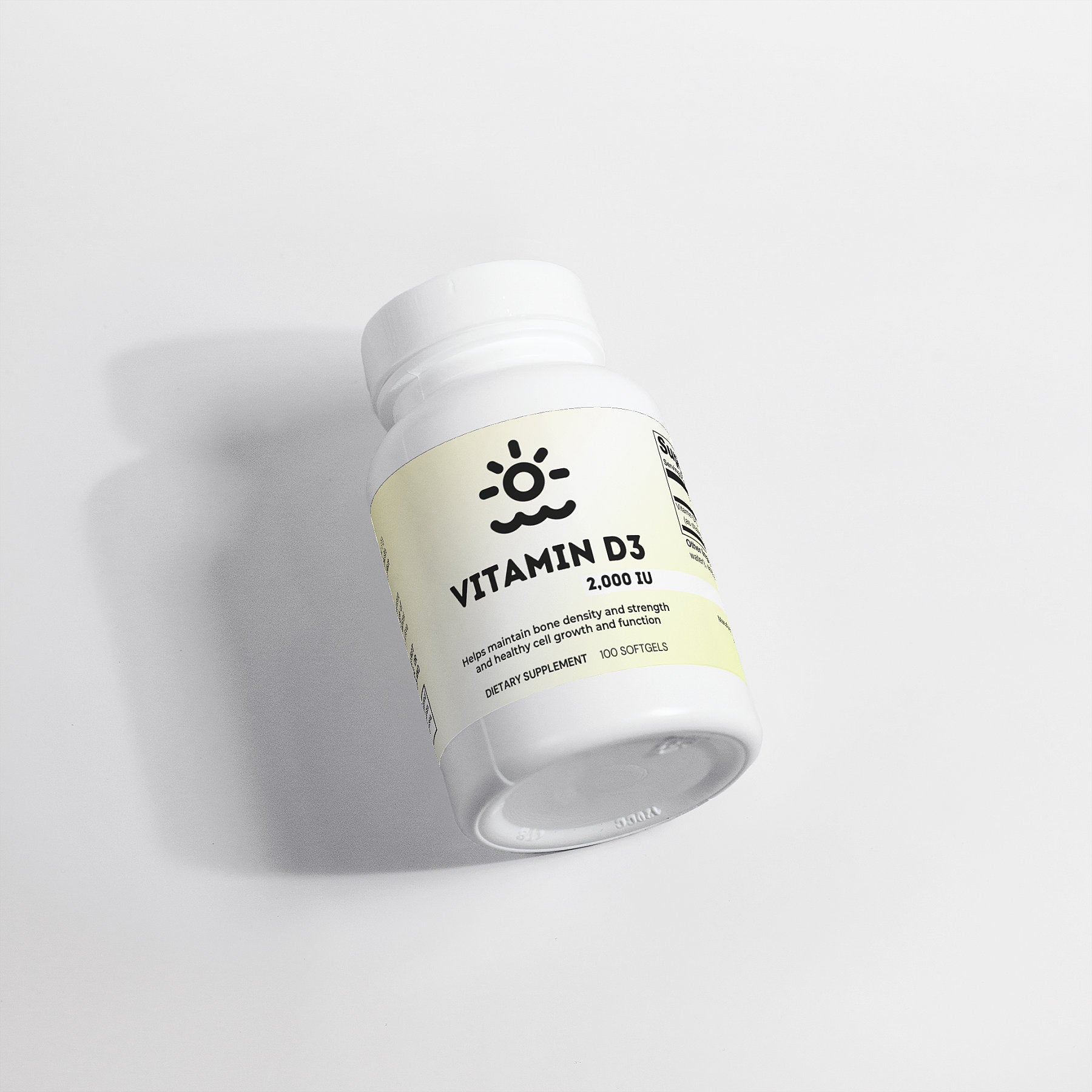 High-Potency Vitamin D3 2000 IU Softgels