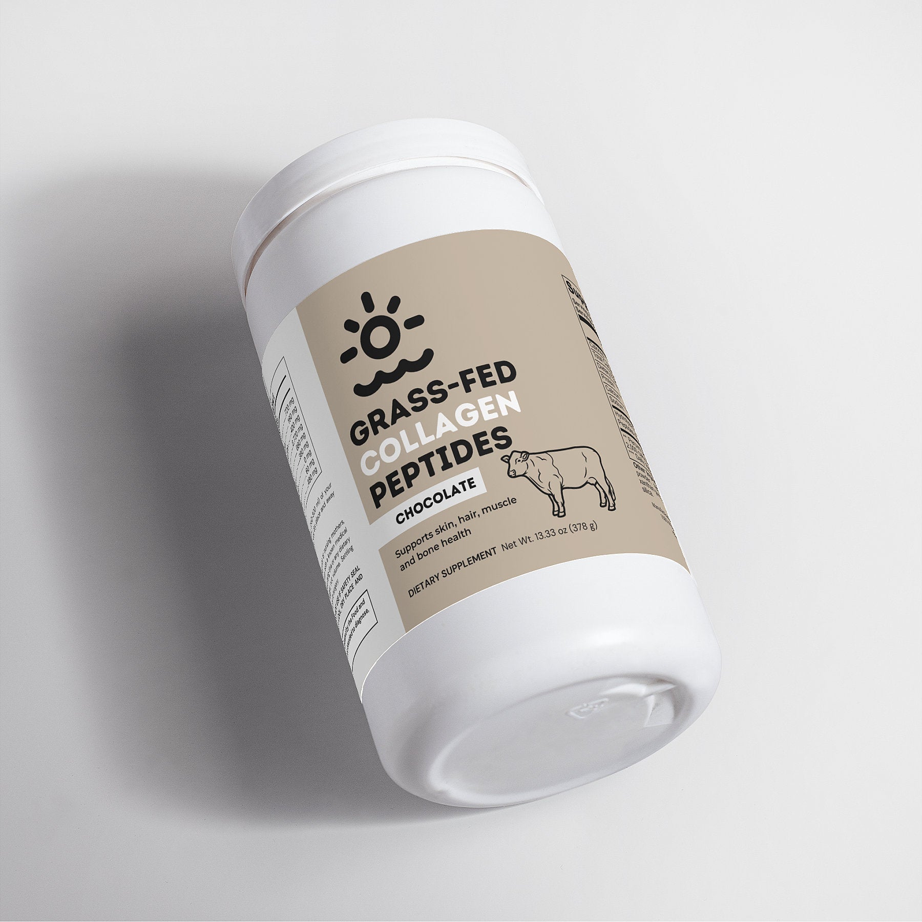 Chocolate Grass-Fed Collagen Powder for Healthy Skin and Joints