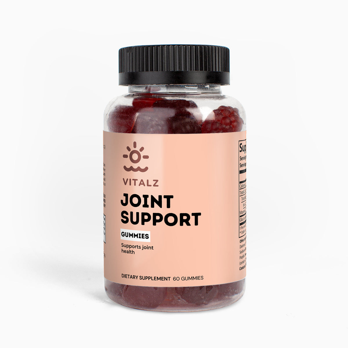Raspberry Joint Health Gummies for Adults