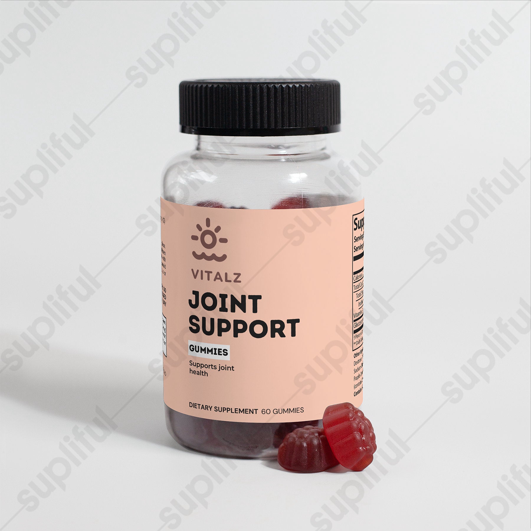 Raspberry Joint Health Gummies for Adults