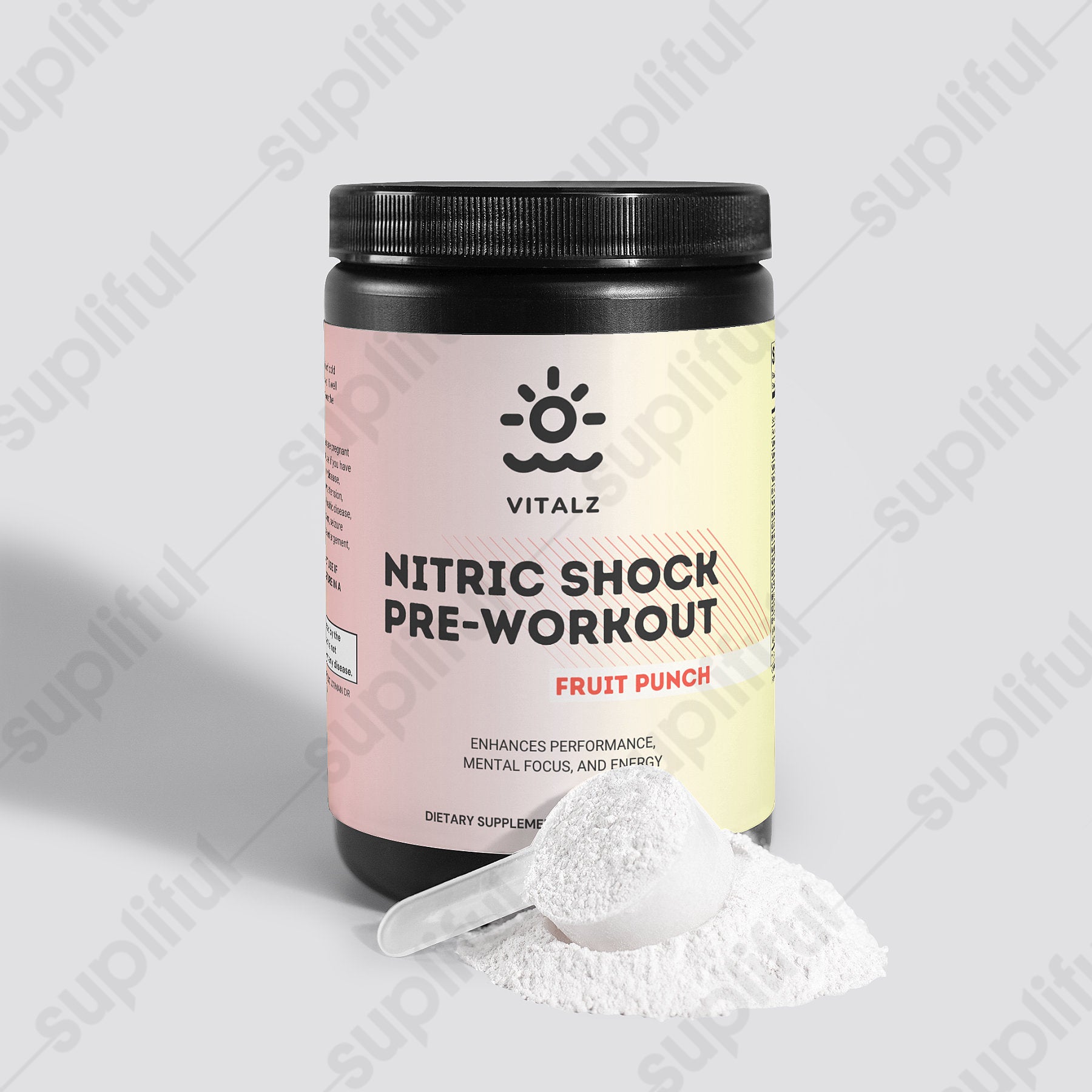 Ultimate Energy Boost Pre-Workout Powder - Fruit Punch Flavor